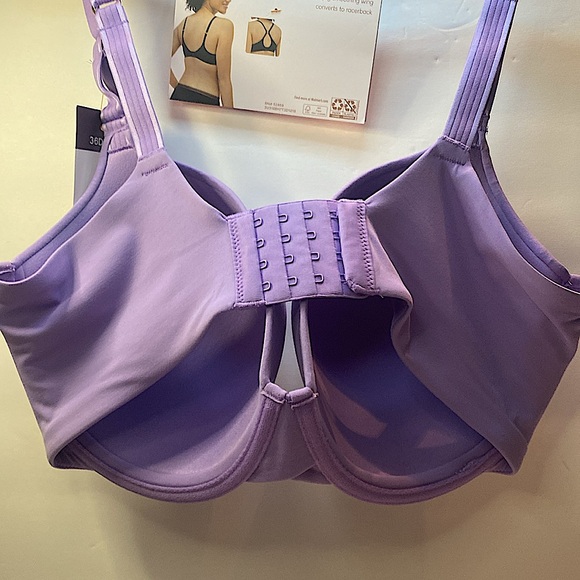 NEW JOYSPUN T- SHIRT SIZE 36 DDD PURPLE FULL COVERAGE BRA - Picture 11 of 11